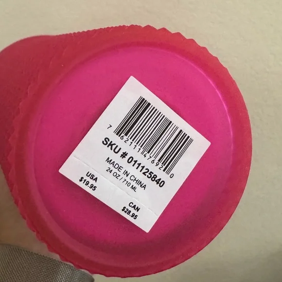 Pink Starbucks tumbler